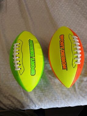Sport Design Neon Footballs